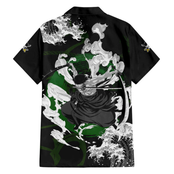 Chemise hawaïenne Zoronoa Zoro One Piece Japon - Maison Otaku – Image 2