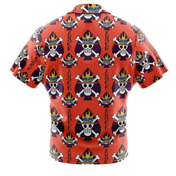 Chemise hawaïenne Portgas D. Ace Jolly Roger One Piece - Maison Otaku – Image 2