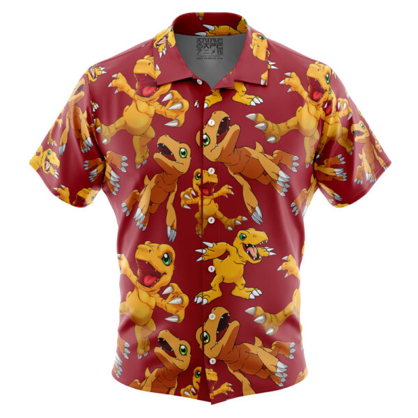 Chemise hawaïenne Agumon Digimon - Maison Otaku