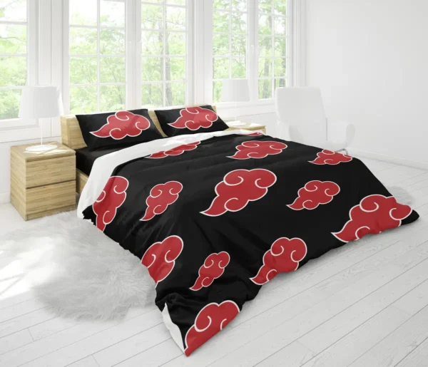 Housse De Couette Akatsuki Parure de lit Ensemble De Literie – Image 2