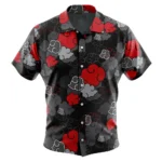 Chemise hawaïenne Aloha Noire Akatsuki – Maison Otaku