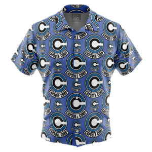 Chemise hawaïenne Capsule Corp Dragon Ball Z - Maison Otaku