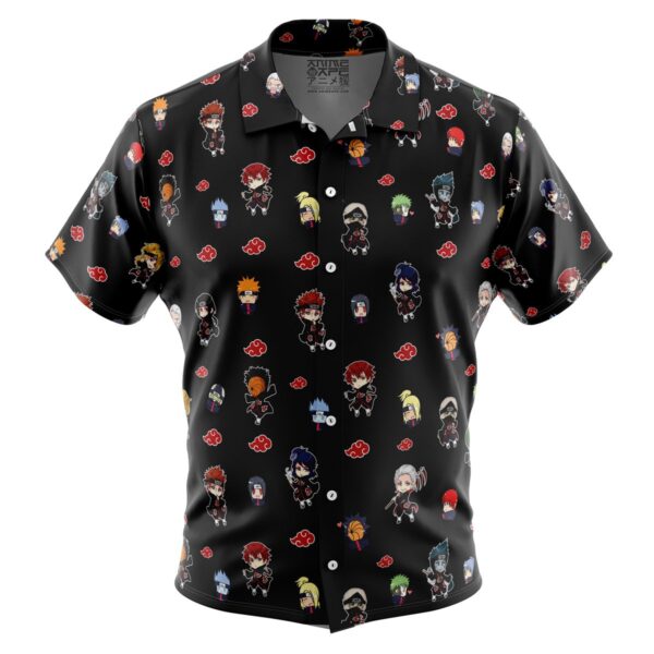 Chemise hawaïenne Chibi Akatsuki Pattern - Maison Otaku