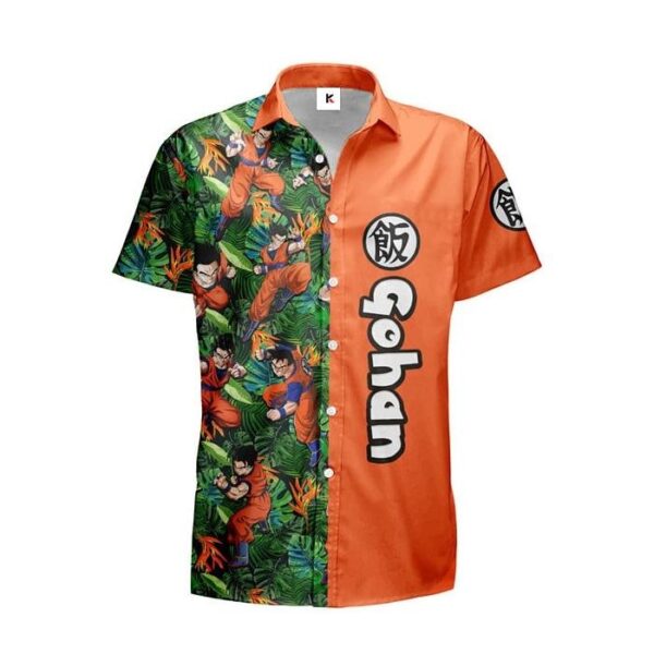 Chemise hawaïenne Dragon Ball Gohan – Tenue été tendance - Maison Otaku – Image 2