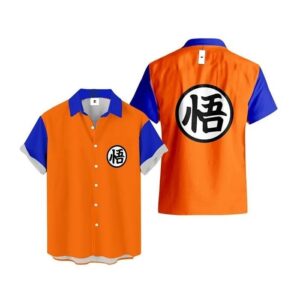 Chemise hawaïenne Dragon Ball Goku – Tee-shirt cosplay - Maison Otaku