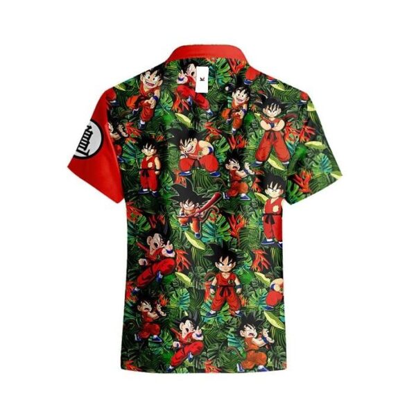 Chemise hawaïenne Dragon Ball Goku Enfant – Style pour garçon - Maison Otaku – Image 2