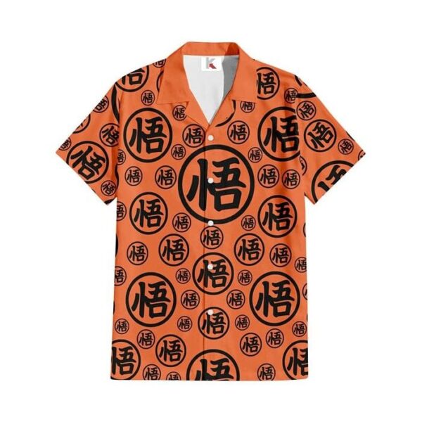 Chemise hawaïenne Dragon Ball Goku Symboles Tortue Géniale - Maison Otaku – Image 2