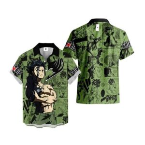 Chemise hawaïenne Fairy Tail Gray Fullbuster – Design élégant - Maison Otaku