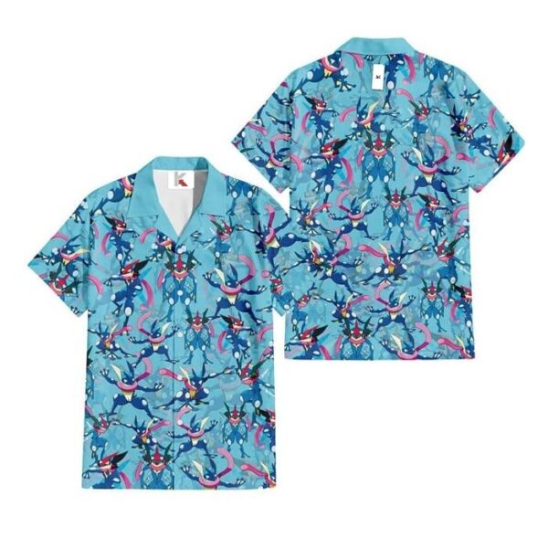 Chemise hawaïenne Pokémon Amphinobi – Merch stylé - Maison Otaku