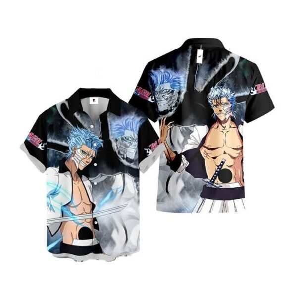 Chemise hawaïenne Bleach Grimmjow Jaegerjaquez 02 - Maison Otaku