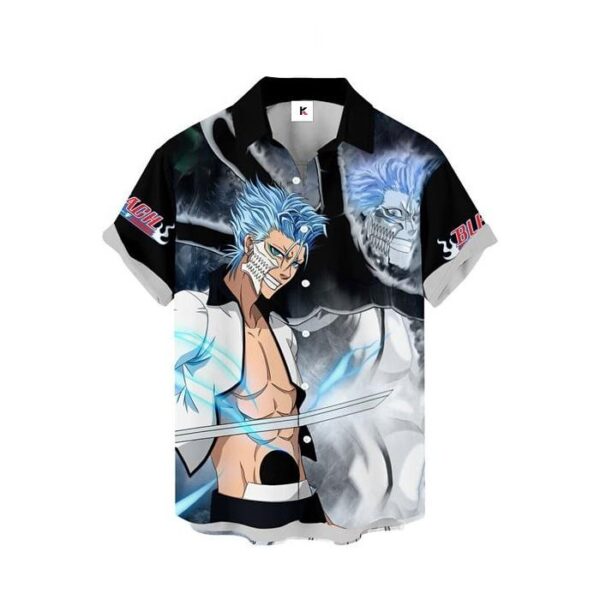 Chemise hawaïenne Bleach Grimmjow Jaegerjaquez 02 - Maison Otaku – Image 2