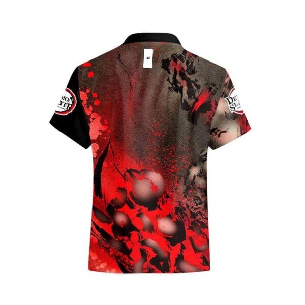 Chemise hawaïenne Demon Slayer Gyutaro – Style tropical stylé - Maison Otaku – Image 3