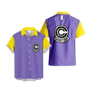 Chemise hawaïenne Trunks Dragon Ball – Tenue costume tropical - Maison Otaku