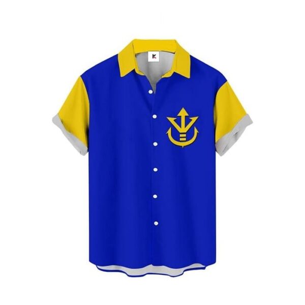 Chemise hawaïenne Vegeta – Style Dragon Ball pour été & cosplay - Maison Otaku – Image 2