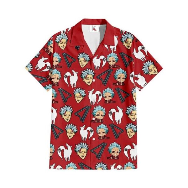 Chemise hawaïenne Seven Deadly Sins Ban Péché de l’Avarice - Maison Otaku – Image 2