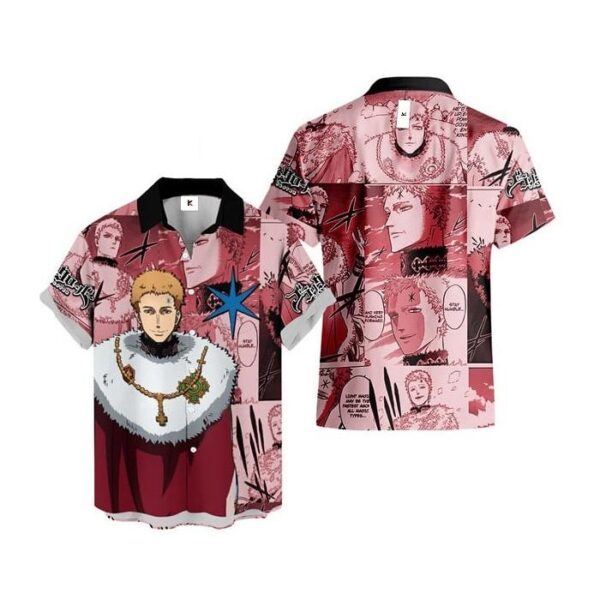 Chemise hawaïenne Black Clover Julius Novachrono - Maison Otaku