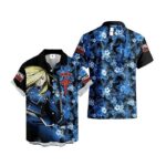 Chemise hawaïenne Fullmetal Alchemist Olivier Mira Armstrong 02 – Maison Otaku