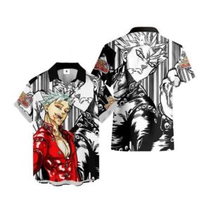 Chemise hawaïenne Seven Deadly Sins - Maison Otaku