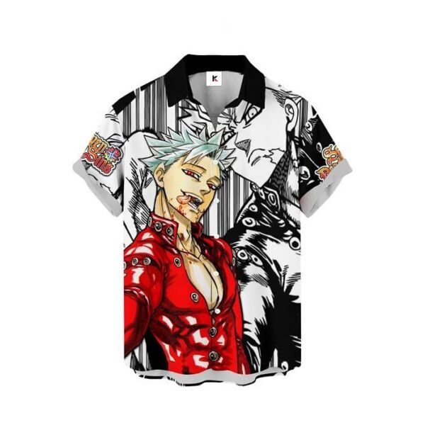 Chemise hawaïenne Seven Deadly Sins - Maison Otaku – Image 2