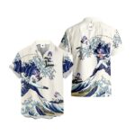 Chemise hawaïenne Pokémon Kojiro (James) Vague de Kanagawa – Maison Otaku
