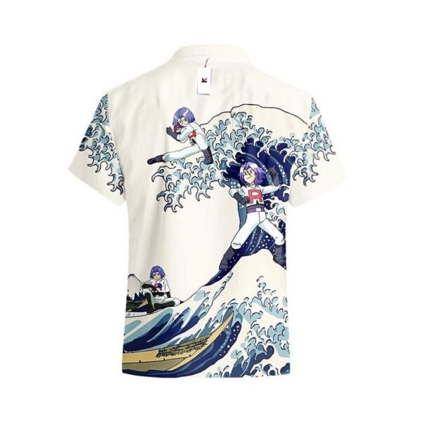 Chemise hawaïenne Pokémon Amphinobi – Design été stylé - Maison Otaku – Image 3