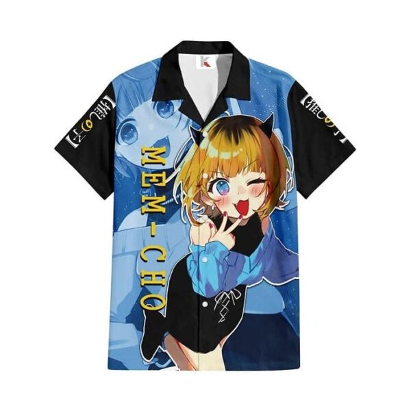 Chemise hawaïenne Oshi no Ko – Imprimé tropical éclatant pour fans - Maison Otaku – Image 2