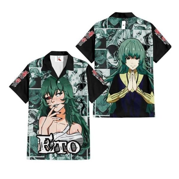Chemise hawaïenne Tokyo Ghoul - Maison Otaku