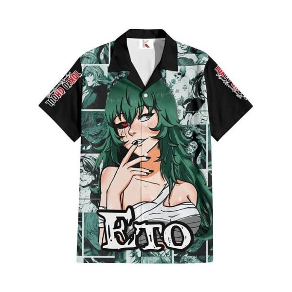 Chemise hawaïenne Tokyo Ghoul - Maison Otaku – Image 2