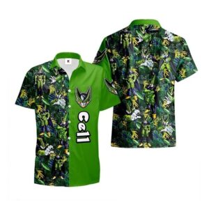 Chemise hawaïenne Dragon Ball – Cell 03 - Maison Otaku