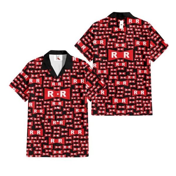 Chemise hawaïenne Dragon Ball Armée du Ruban Rouge - Maison Otaku