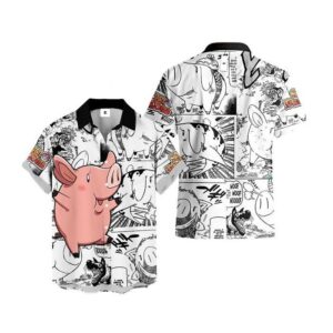 Chemise hawaïenne Seven Deadly Sins Hawk - Maison Otaku