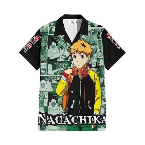 Chemise hawaïenne Tokyo Ghoul Hideyoshi Nagachika - Maison Otaku – Image 2