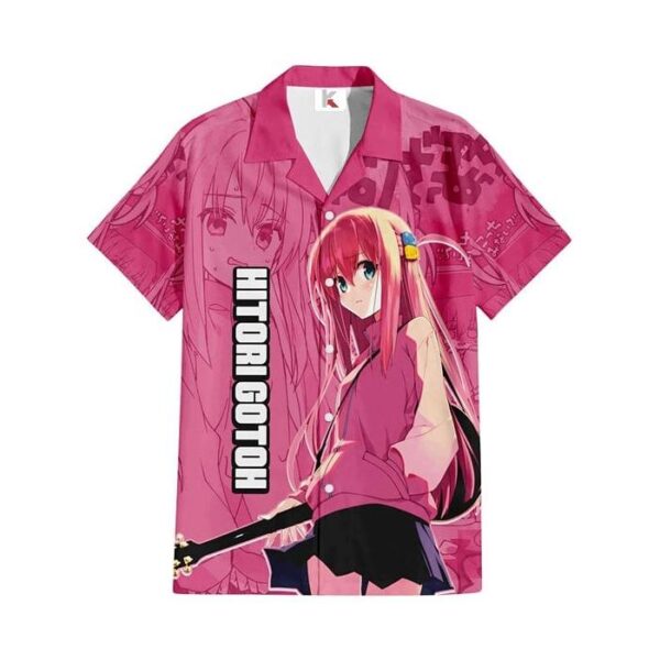 Chemise hawaïenne Bocchi the Rock! Hitori Gotoh  - Maison Otaku – Image 2