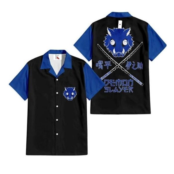 Chemise hawaïenne Demon Slayer Inosuke 03 - Maison Otaku