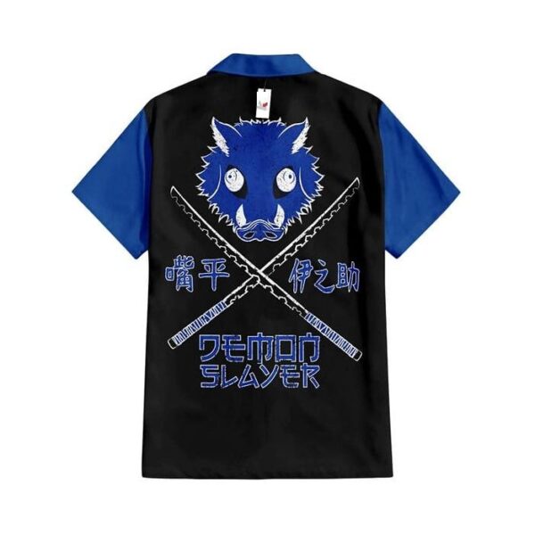 Chemise hawaïenne Demon Slayer Inosuke 03 - Maison Otaku – Image 3