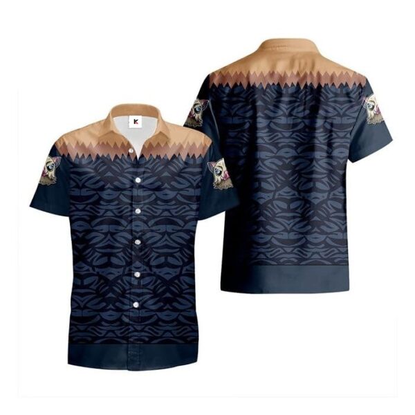 Chemise hawaïenne Demon Slayer Inosuke 02 - Maison Otaku
