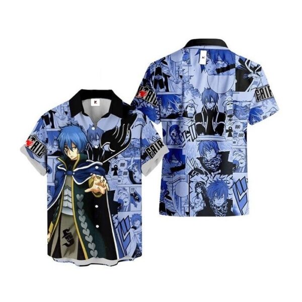 Chemise hawaïenne Fairy Tail Jellal Fernandes - Maison Otaku