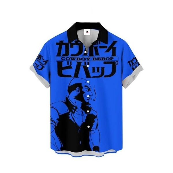 Chemise hawaïenne Cowboy Bebop Jet Black - Maison Otaku – Image 2