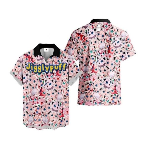 Chemise hawaïenne Pokémon Rondoudou 03 - Maison Otaku