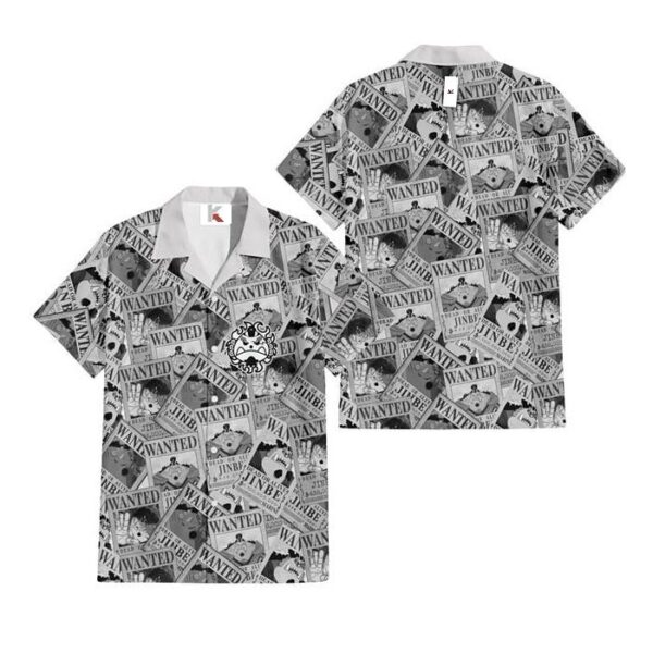 Chemise hawaïenne One Piece Jinbe 02 - Maison Otaku