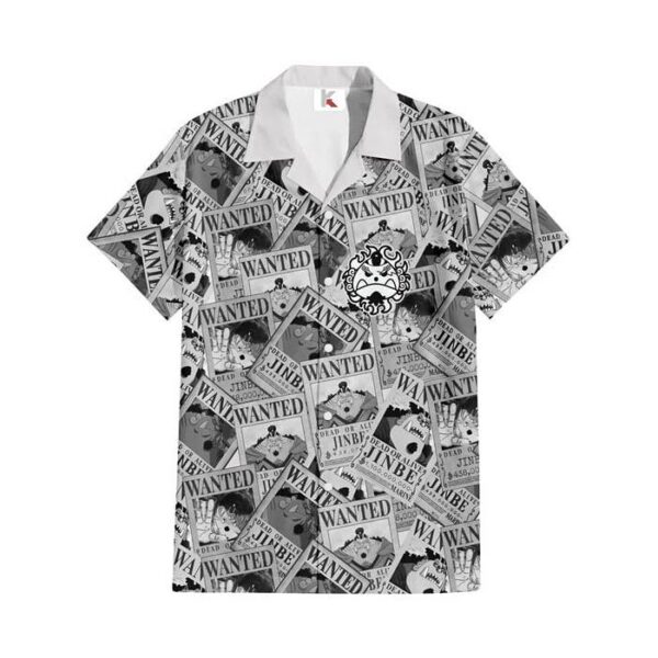 Chemise hawaïenne One Piece Jinbe 02 - Maison Otaku – Image 2