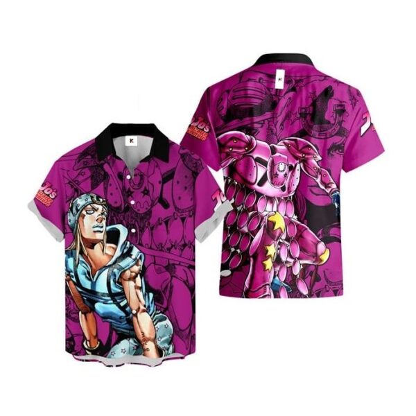 Chemise hawaïenne JoJo’s Bizarre Adventure Johnny Joestar 02 - Maison Otaku