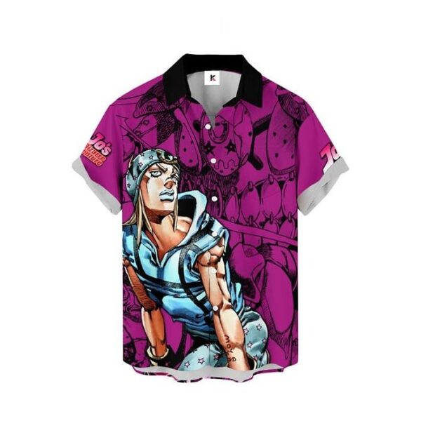 Chemise hawaïenne JoJo’s Bizarre Adventure Johnny Joestar 02 - Maison Otaku – Image 2