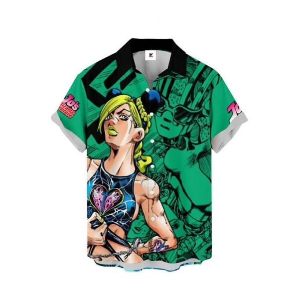Chemise hawaïenne JoJo’s Bizarre Adventure Jolyne Kujo - Maison Otaku – Image 2