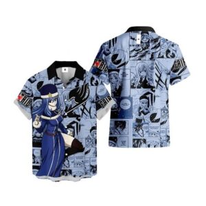 Chemise hawaïenne Fairy Tail Juvia Lockser - Maison Otaku