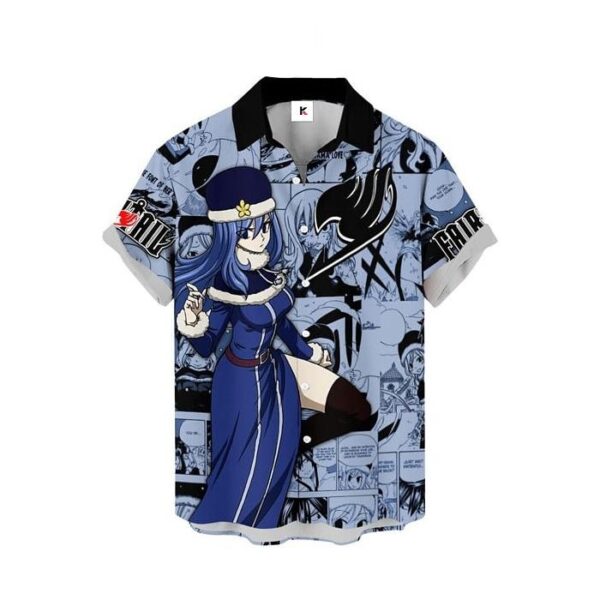 Chemise hawaïenne Fairy Tail Juvia Lockser - Maison Otaku – Image 2