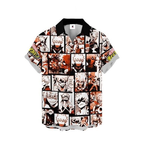 Chemise hawaïenne My Hero Academia Katsuki Bakugo - Maison Otaku – Image 2