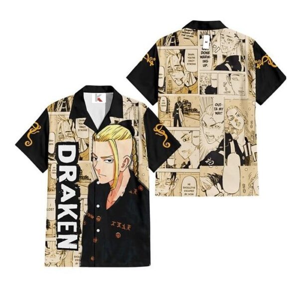 Chemise hawaïenne Tokyo Revengers Ken Ryuguji (Draken) - Maison Otaku