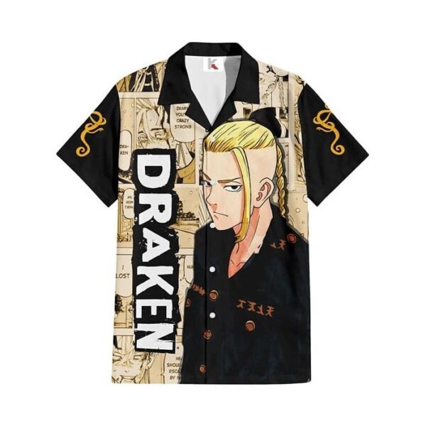 Chemise hawaïenne Tokyo Revengers Ken Ryuguji (Draken) - Maison Otaku – Image 2