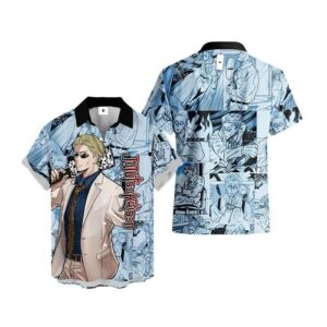 Chemise hawaïenne Jujutsu Kaisen Kento Nanami - Maison Otaku